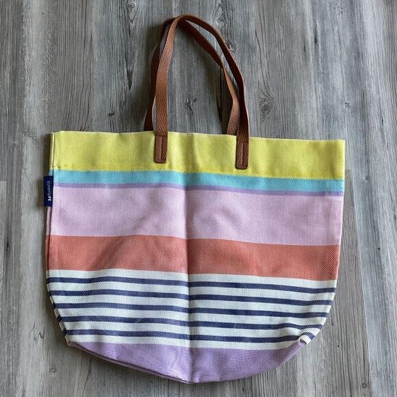 Sunny Life Colorful Striped Large Beach Bag - Picture 1 of 9